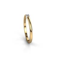 Afbeelding van Ring yasmin 1<br/>585 goud<br/>Diamant 0.03 crt