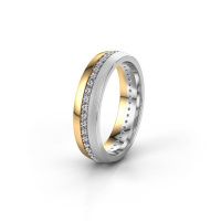 Afbeelding van Trouwring WH0203L25BPM 585 goud lab-grown diamant 0.44 crt ±5x2 mm