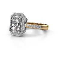 Afbeelding van Verlovingsring Dodie 2 RAD 585 goud diamant 2.779 crt