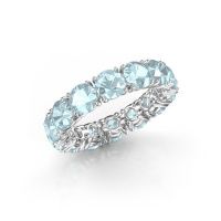 Bild von Ring vivienne 5.0<br/>950 Platin<br/>Aquamarin 5 mm