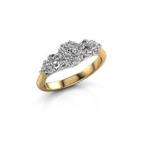 Image of Engagement ring Carisha 585 gold zirconia 3 mm