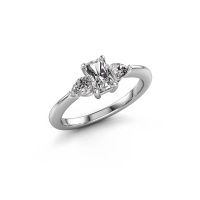 Afbeelding van Verlovingsring Chanou RAD 950 platina diamant 1.07 crt
