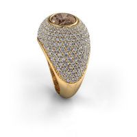 Afbeelding van Ring Armida<br/>585 goud<br/>Bruine diamant 4.828 crt