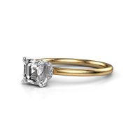 Afbeelding van Verlovingsring Crystal ASSC 3 585 goud diamant 1.00 crt