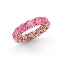 Bild von Ring vivienne 5.0<br/>585 Roségold<br/>Pink Saphir 5 mm