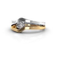 Afbeelding van Ring Elize<br/>585 goud<br/>Diamant 0.25 crt