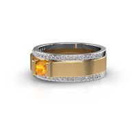 Image of Men's ring Danillo<br/>585 gold<br/>Citrin 4.2 mm