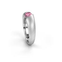 Image of Ring Hojalien 1<br/>585 white gold<br/>Pink sapphire 4.2 mm