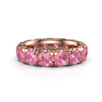 Bild von Vorsteckring jackie 4.7<br/>585 Roségold<br/>Pink Saphir 4.7 mm