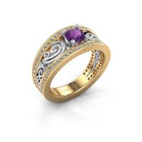 Image of Ring Julliana<br/>585 gold<br/>Amethyst 5 mm