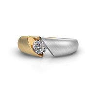 Image de Bague de fiançailles Hojalien 1<br/>585 or jaune<br/>Diamant 0.40 crt