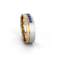 Image of Wedding ring WH0312L16AM<br/>585 white gold ±6x1.7 mm<br/>Sapphire
