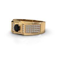 Image of Men's ring marcel<br/>585 gold<br/>Black diamond 1.14 crt