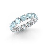 Bild von Ring vivienne 4.7<br/>950 Platin<br/>Aquamarin 4.7 mm