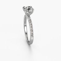 Image of Engagement Ring Crystal Rnd 2<br/>950 platinum<br/>Diamond 1.24 crt