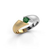 Image of Ring Hojalien 1<br/>585 gold<br/>Emerald 4.2 mm
