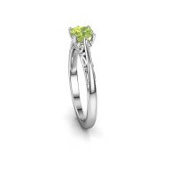 Image of Engagement ring shannon cus<br/>585 white gold<br/>Peridot 5 mm