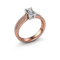 Afbeelding van Verlovingsring Antonia Eme 2<br/>585 rosé goud<br/>Diamant 1.98 Crt