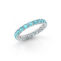 Bild von Ring vivienne 2.9<br/>585 Weißgold<br/>blau topas 2.9 mm