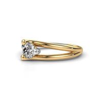 Image of Ring Roosmarijn<br/>585 gold<br/>Diamond 0.50 crt