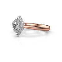 Image of Engagement ring Susan 585 rose gold diamond 0.644 crt