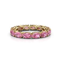 Bild von Ring vivienne ovl 5x3<br/>585 Gold<br/>Pink Saphir 5x3 mm