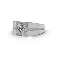 Afbeelding van Herenring Thijmen<br/>950 platina<br/>Diamant 0.755 crt