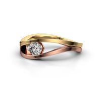 Image of Ring Sigrid 1<br/>585 rose gold<br/>Diamond 0.30 crt