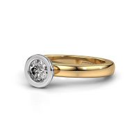 Afbeelding van Stapelring Eloise Round 585 goud diamant 0.50 crt