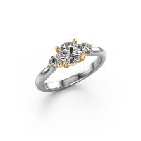 Image of Engagement Ring Lieselot Rnd<br/>585 white gold<br/>Lab-grown diamond 1.30 crt