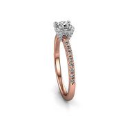 Image of Engagement ring saskia 1 cus<br/>585 rose gold<br/>diamond 0.784 crt