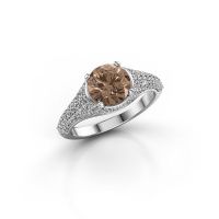 Bild von Verlobungsring lovella<br/>585 Weißgold<br/>Braun Diamant 1.929 crt
