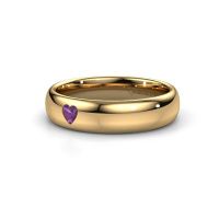 Image of Friendship ring WH0101L35BPHRT<br/>585 gold ±5x2 mm<br/>Amethyst