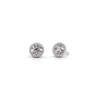 Image of Earrings Seline rnd 950 platinum diamond 2.20 crt