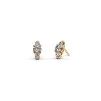 Image of Earrings Amie 585 gold diamond 1.60 crt