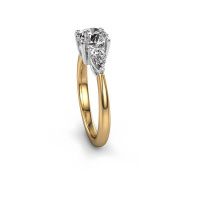 Afbeelding van Verlovingsring Chanou RND 585 goud diamant 1.50 crt