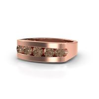Image of Men's ring Richard<br/>585 rose gold<br/>Brown diamond 1.110 crt