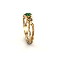 Image of Ring Lorrine 585 gold emerald 4 mm