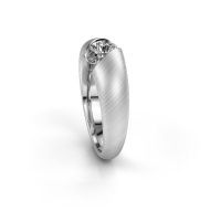 Image de Bague de fiançailles Hojalien 1<br/>585 or blanc<br/>Diamant 0.50 crt