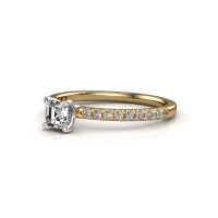 Afbeelding van Verlovingsring Crystal ASSC 2 585 goud diamant 0.53 crt