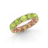 Bild von Ring vivienne 5.0<br/>585 Roségold<br/>Peridot 5 mm