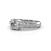 Afbeelding van Verlovingsring Mellie 585 witgoud diamant 1.22 crt