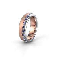 Image of Wedding ring WH0303L36BMP<br/>585 rose gold ±6x2 mm<br/>Sapphire