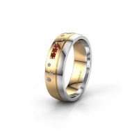 Afbeelding van Trouwring WH0310L26AP<br/>585 goud ±6x1.7 mm<br/>Robijn