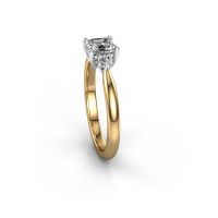 Image of Engagement ring Lieselot ASSC 585 gold diamond 1.16 crt