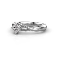 Image of Ring Paulien<br/>585 white gold<br/>Lab-grown diamond 0.30 crt