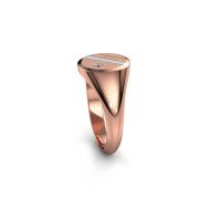 Afbeelding van Pinkring Wesley 1 585 rosé goud diamant 0.03 crt