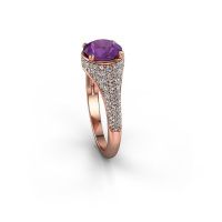 Bild von Verlobungsring lovella<br/>585 Roségold<br/>Amethyst 7 mm