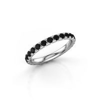 Image of Ring Jackie 2.3<br/>950 platinum<br/>Black diamond 1.50 crt