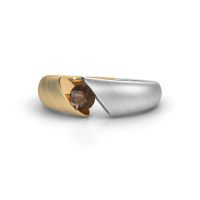 Image of Ring Hojalien 1<br/>585 gold<br/>Smokey quartz 4.2 mm